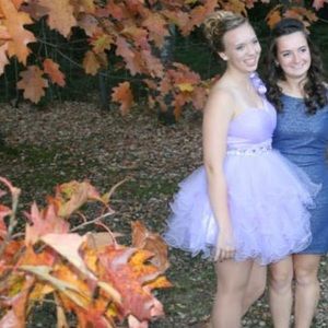 Purple Fiesta Homecoming Dress!